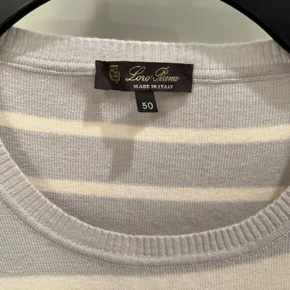 Loro Piana striped sweater XL